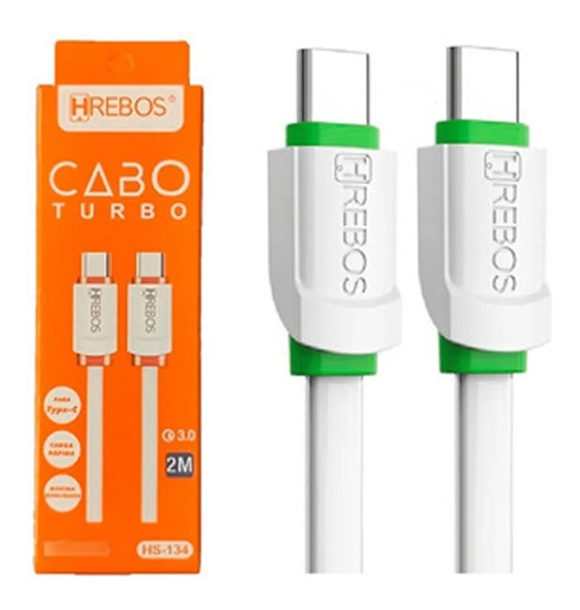 CABO CARREGADOR TIPO C GRAUS HS-134